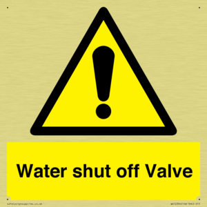 Water shut off Valve